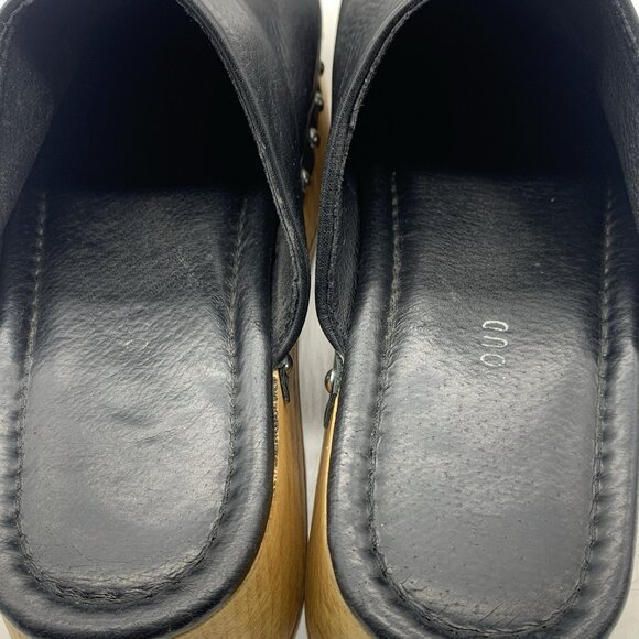 Musse & Cloud Cosima Studded Black Platform Clogs Slip On Shoes Women's Sz 9 40 - Picture 14 of 14